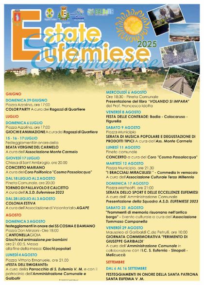 ESTATE EUFEMIESE 2025 ESTATE EUFEMIESE 2025