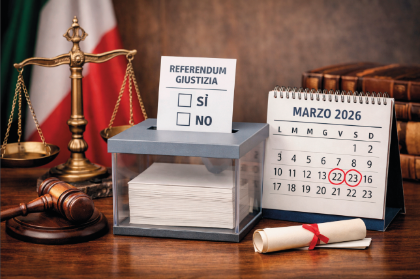 Consultazioni Referendarie di Domenica 22 e Lunedì 23 Marzo 2026