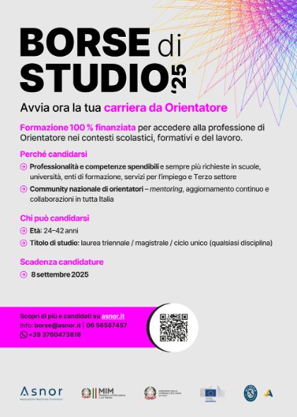Bando “1000 Borse di Studio ASNOR” Bando “1000 Borse di Studio ASNOR”