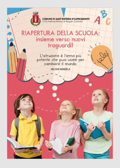 Riapertura Scuola A.S. 2025/2026