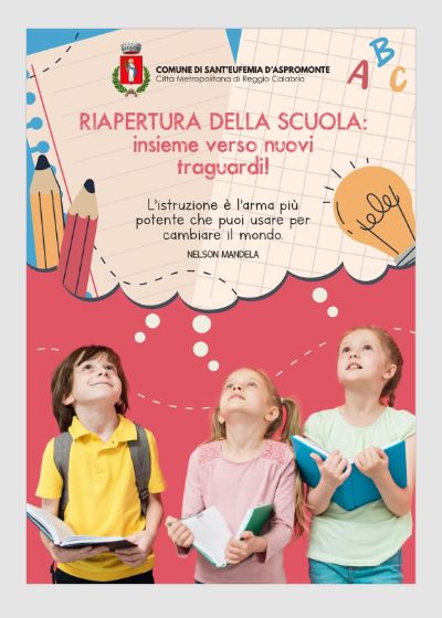 Riapertura scuola